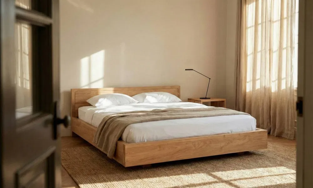 Головна Ліжка з масиву дерева