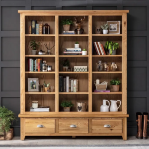 Книжкова шафа з дуба сервант