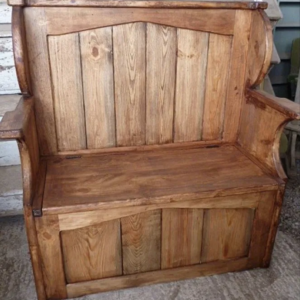 Кресло лавка сундук із сосны