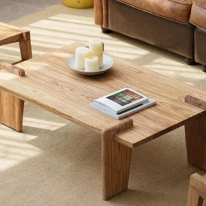 Журнальний столік з масиву дуба в стилi wabi sabi