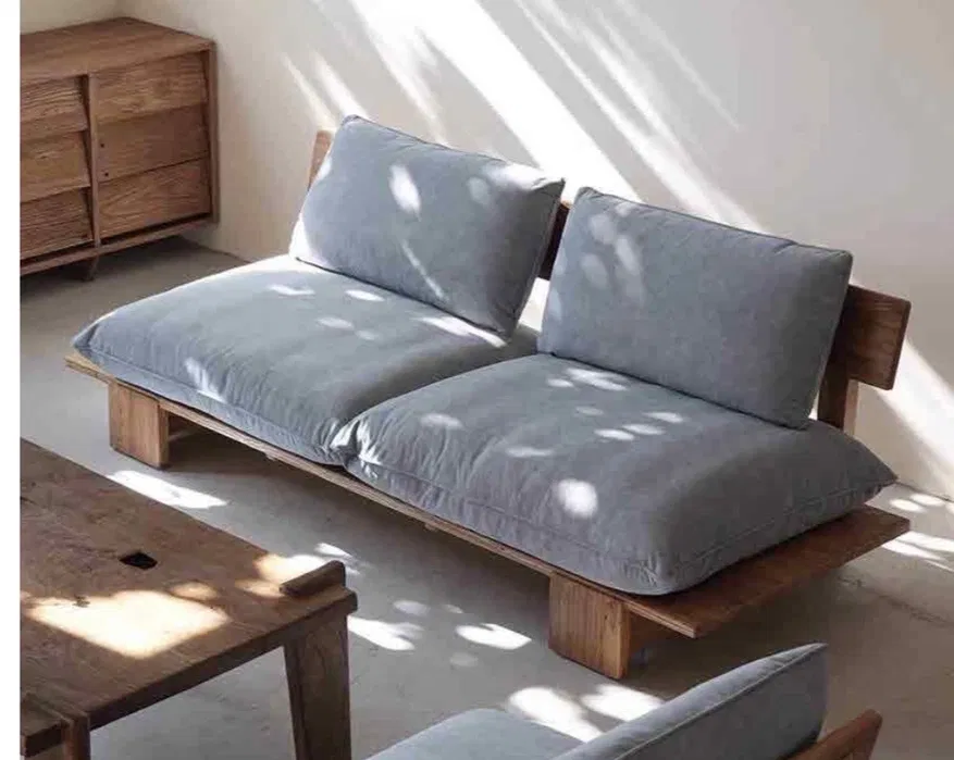 Диван з масиву дуба + столик у Диван з масиву дуба + столик у